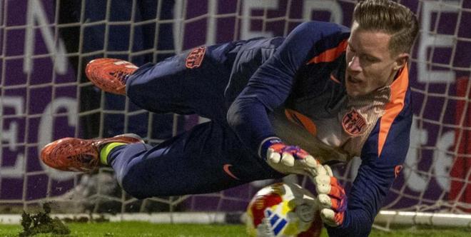 世体：特尔施特根已于今日归队，他仍然坚持希望留在巴萨