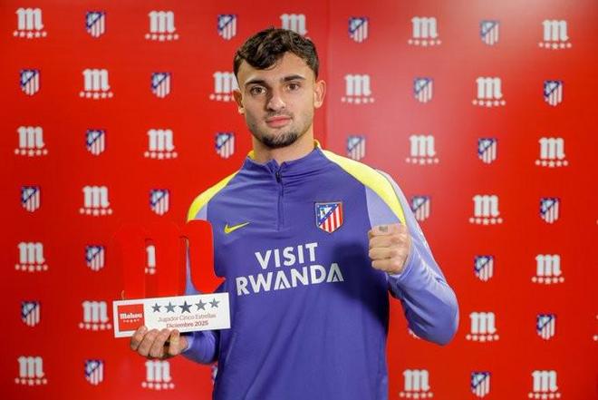 官方：马克-普维尔当选马竞12月最佳球员