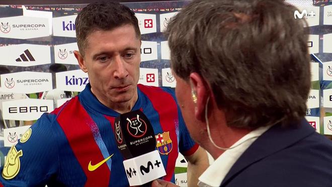 莱万：能够击败皇马夺冠，总是很了不起