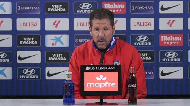 西蒙尼：我向弗洛伦蒂诺和维尼修斯道歉，我承认我做得不对