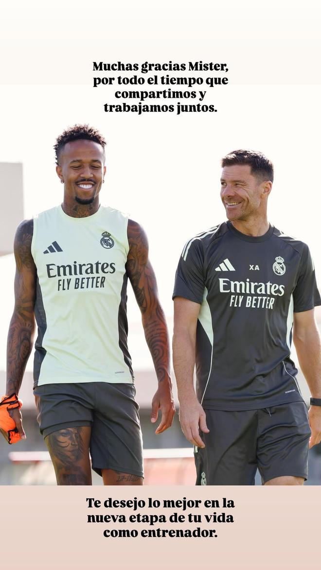 米利唐告别阿隆索：感谢您教练，祝您新的人生阶段一切顺利