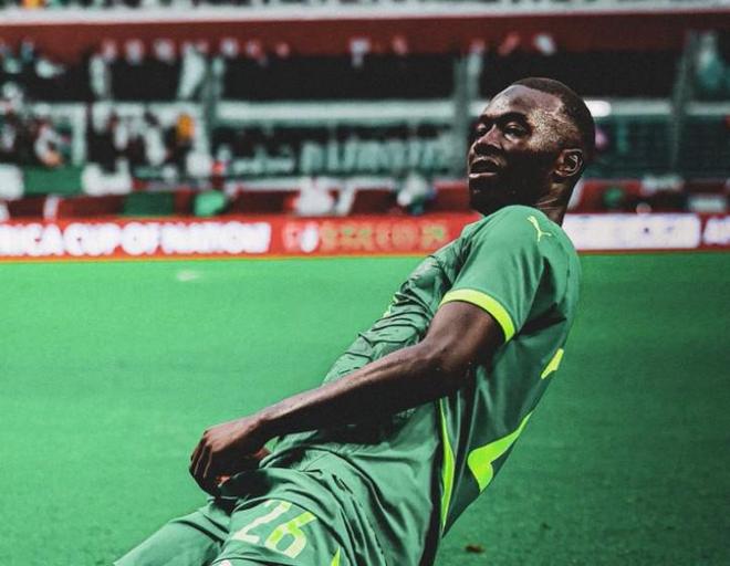 创历史，帕普-盖伊打进塞内加尔队史非洲杯第100球和决赛首球