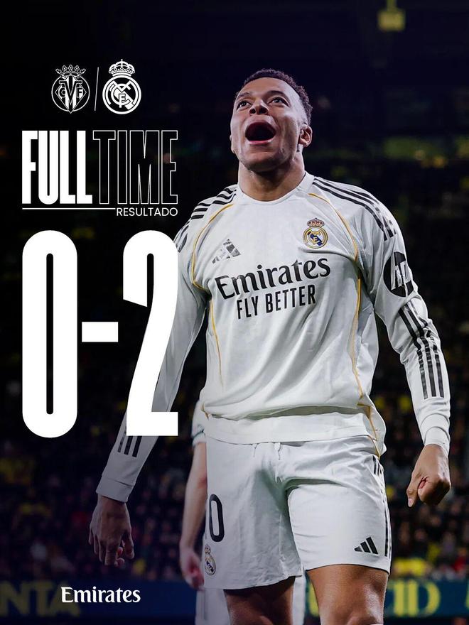 西甲 / 比利亚雷亚尔0-2皇家马德里