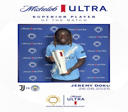 1进球&7过人成功，多库当选曼城52尤文一役全场最佳