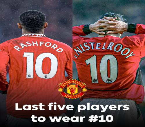 英超盘点曼联近五名10号球员：库尼亚拉什福德伊布鲁尼范尼