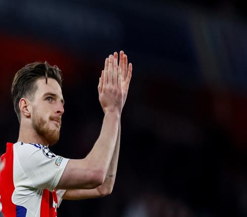 枪手球员身价变化：赖斯等4人上升厄德高等13人下降7人不变