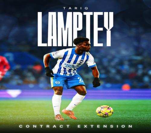 官方：布莱顿宣布与24岁加纳后卫兰普泰续约一年