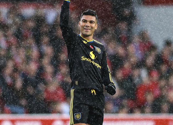 卡塞米罗战森林全场数据：4次射门1粒进球，传球成功率82.3%