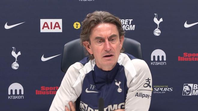 弗兰克：我理解球迷赛后嘘我们，但比赛时要有坚不可摧的氛围