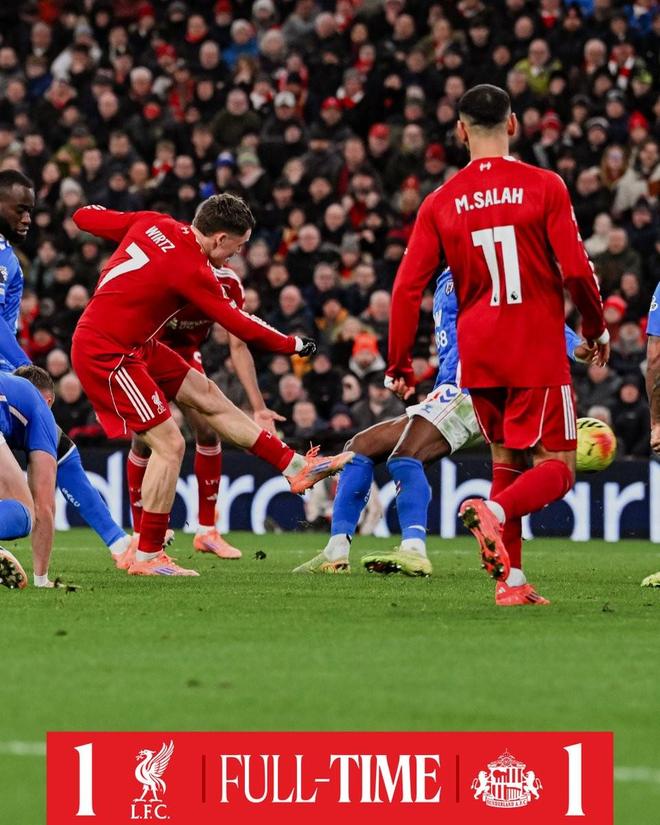 抢回1分，利物浦本赛季英超在落后的情况下首次拿分