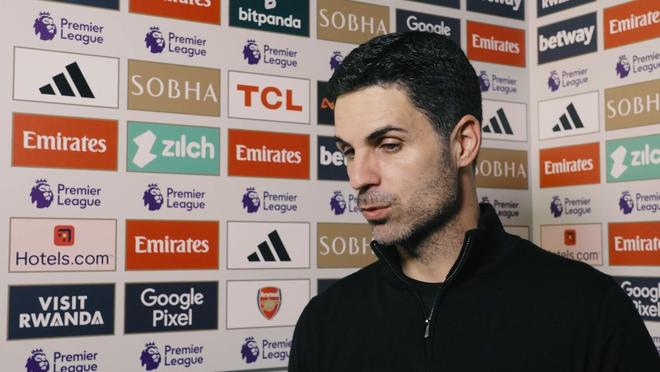 连续108场丢球没有超过3个，阿尔特塔：这是对球队很好的证明