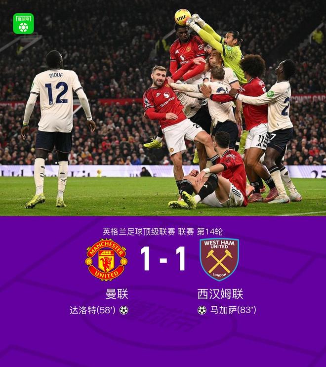 剑南春|曼联1-1遭西汉姆联逼平,达洛特破门,马加萨救主 剑南春|曼联1-1遭西汉姆联逼平,达洛特破门,马加萨救主