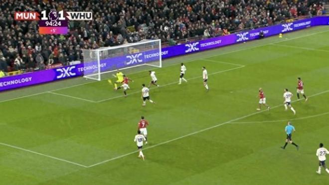 布鲁诺·费尔南德斯罕见错失绝杀良机，曼联主场憾平西汉姆