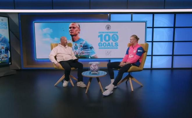 接受希勒采访，哈兰德：我确实有点想着打破你的纪录