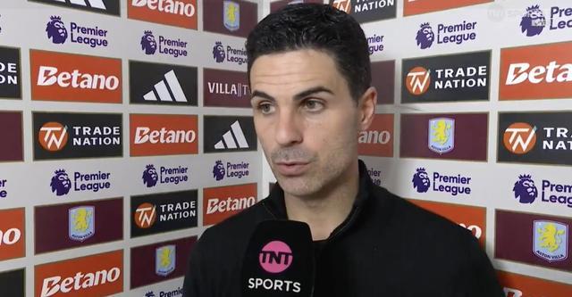 阿尔特塔：以这样的方式输球很难接受；失利不会影响良好势头