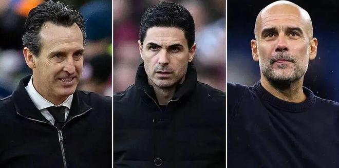 英超争冠一夜变天！阿森纳仅剩2分优势 曼城维拉紧追不舍