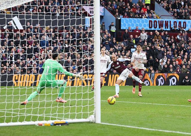 阿斯顿维拉2-1阿森纳 布恩迪亚补时绝杀