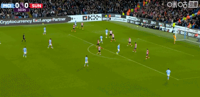 半场：曼城2-0桑德兰，迪亚斯破门，格瓦迪奥尔建功