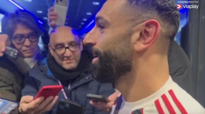 记者:萨拉赫是主动在混合区接受采访的,队友们感到震惊 记者:萨拉赫是主动在混合区接受采访的,队友们感到震惊