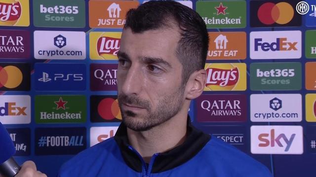 姆希塔良：比赛应该是平局，但主裁决定判罚一粒不存在的点球