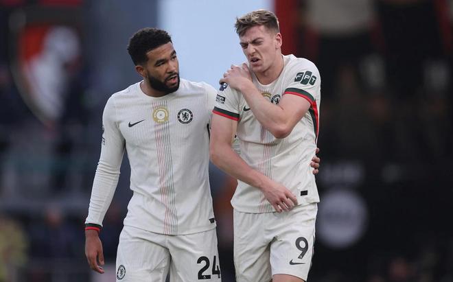 电讯报：德拉普肩部没有骨折或脱臼，预计伤缺不超过四周