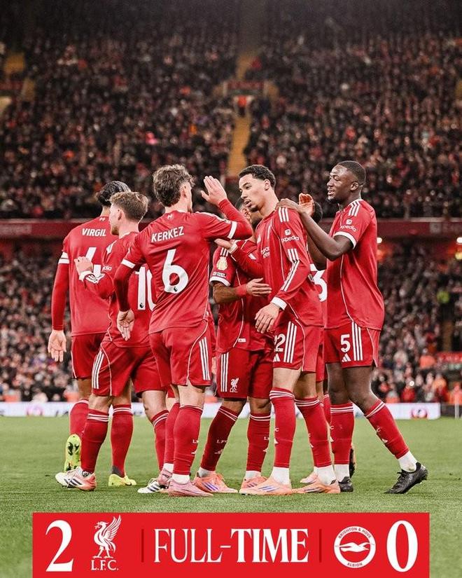 状态回暖，利物浦2-0击败布莱顿终结主场三场不胜