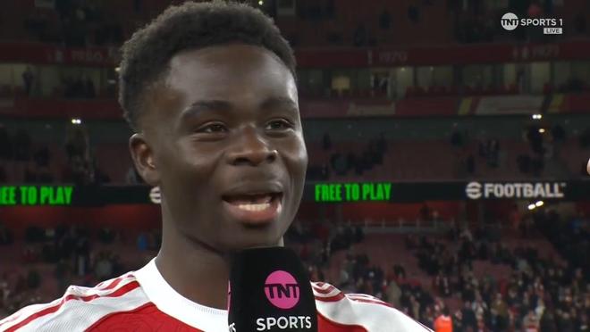 萨卡：有时候你需要运气，而今天运气站在了我们这边