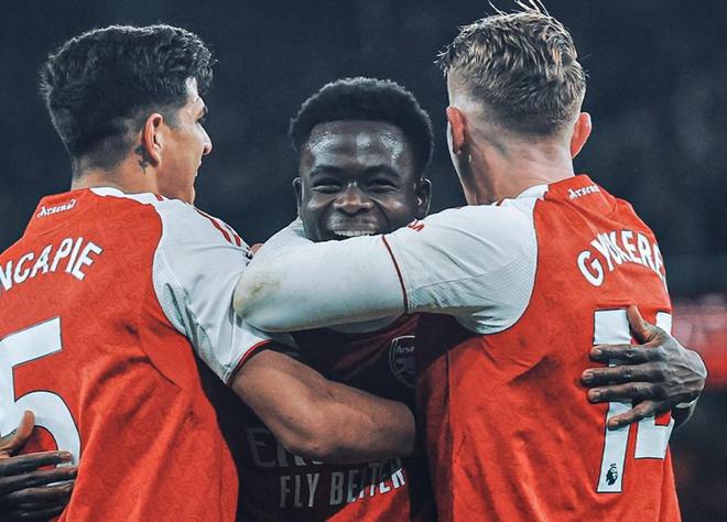 全场对抗10次成功率100%，萨卡成英超近10个赛季阿森纳第一人