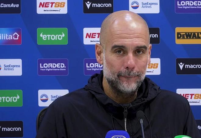 瓜帅：福登今天踢得并不好，但在最后阶段他可能是全队最佳