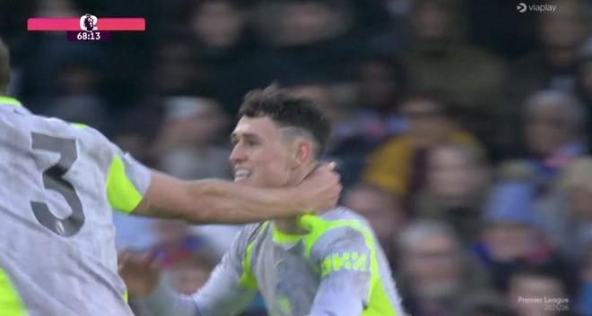 状态火热，福登已连续4场英超取得进球