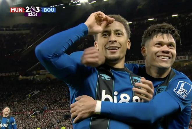 有心得，伯恩茅斯连续三个赛季英超客战曼联都打入至少3球