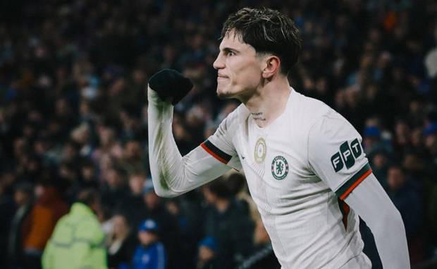 替补出场梅开二度，加纳乔当选与卡迪夫城一役切尔西队内最佳