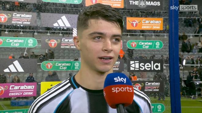 刘易斯-米利：我在纽卡长大，没有比绝杀晋级更好的了