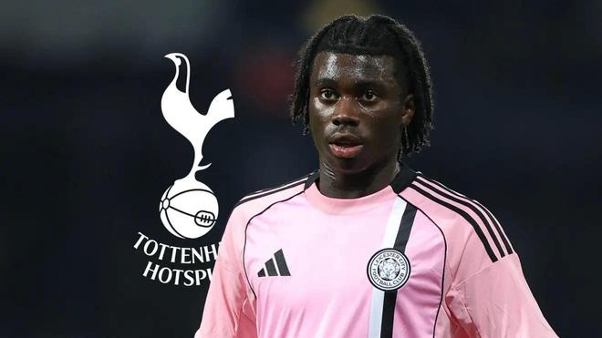 英媒：热刺近几周加强了对莱斯特城16岁新星蒙加的追求