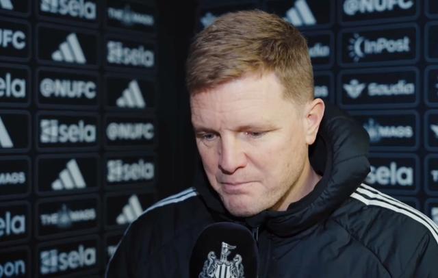 埃迪-豪：今天大家的表现值得称赞，没能赢球确实令人失望