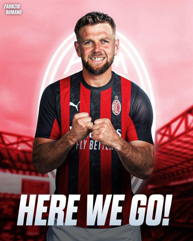 Here we go！罗马诺：米兰租借德国前锋菲尔克鲁格，含非强制买断条款