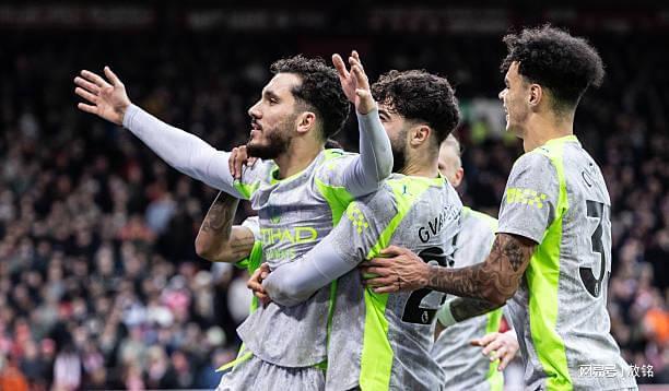 曼城客场2-1艰难拿下森林 切尔基一传一射配得上曼城10号球衣