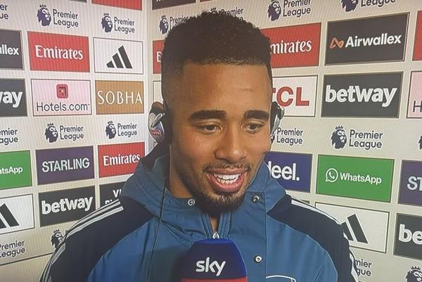 热苏斯：我应该获得一个点球；希望今年我们能夺冠