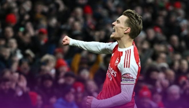 争冠态势延续！曼城阿森纳皆2-1胜对手，厄德高谢尔基成第一功臣