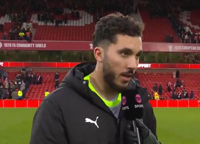 谢尔基：哈兰德说我进球后就用那个动作庆祝，所以我这么做了