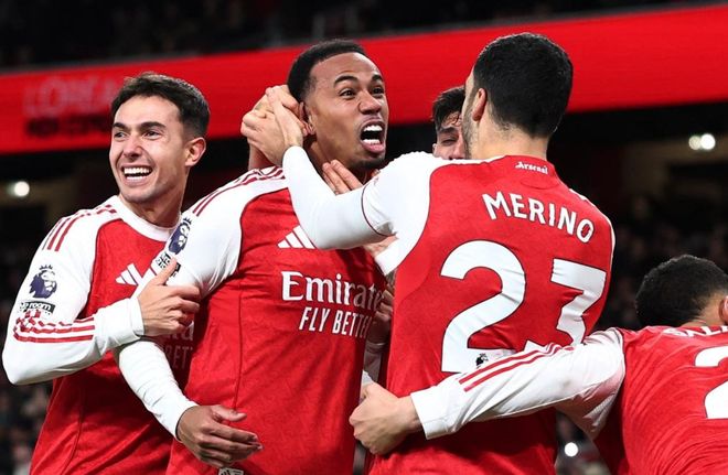 4-1大胜！阿尔特塔击败埃梅里，英超领头羊狂飙：豪取6连胜