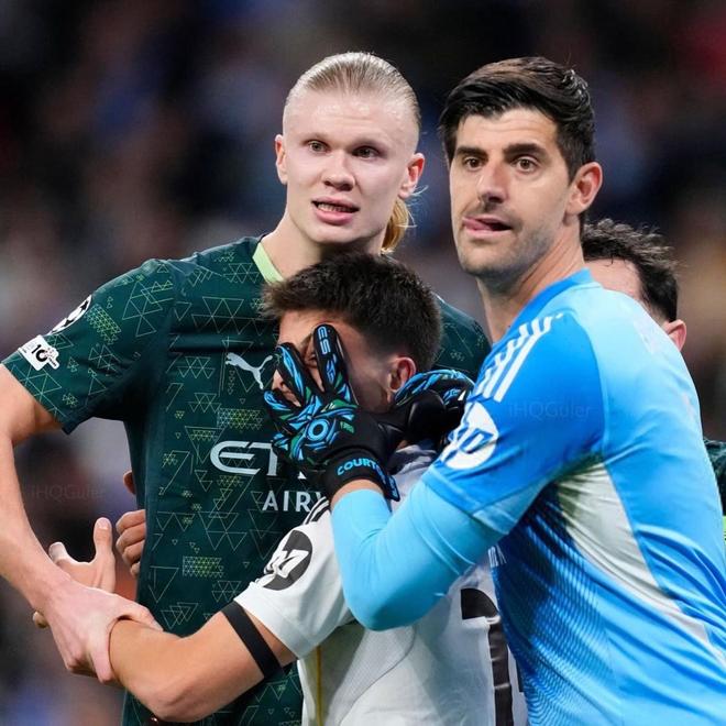 左右为“男”，居莱尔社媒晒照：被哈兰德与库尔图瓦“夹击”