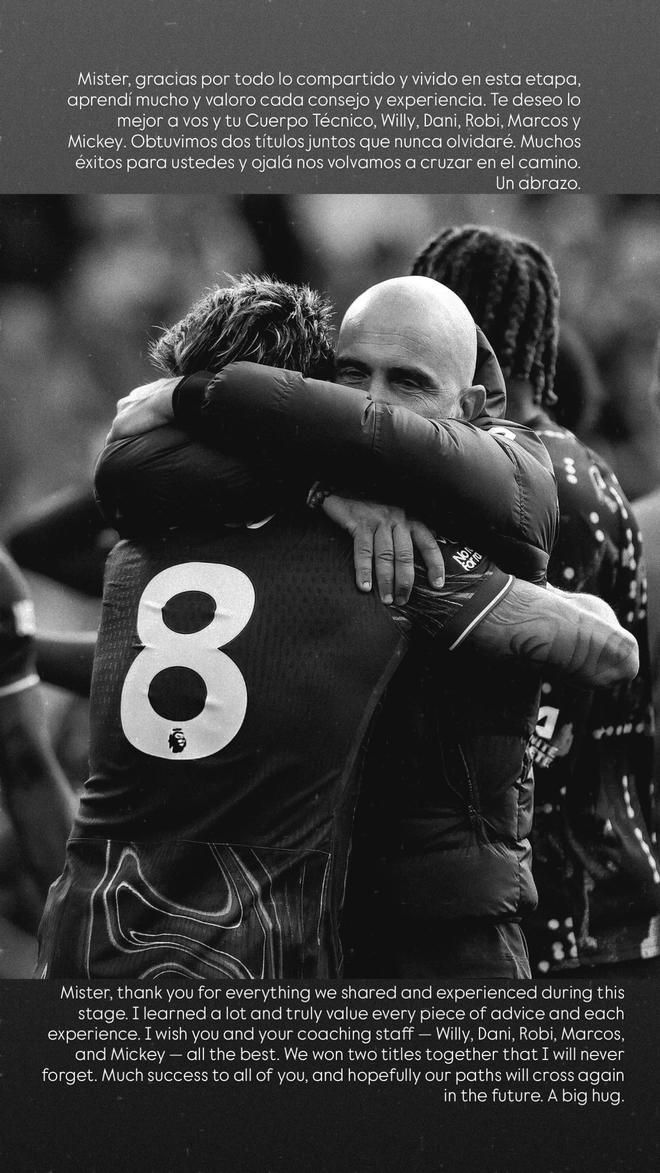 恩佐告别马雷斯卡：与您共度的这段日子，我受益匪浅