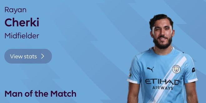 表现活跃，谢尔基当选桑德兰vs曼城全场最佳球员