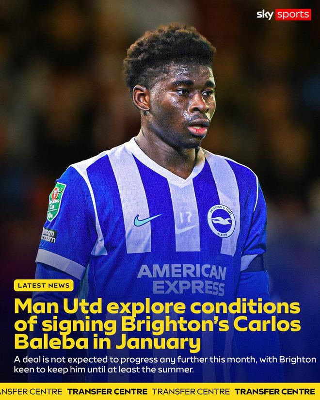 曼联再接洽巴莱巴却恐适得其反！布莱顿反击，不给1亿夏窗也不卖