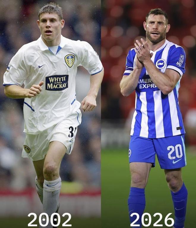 英超活化石！米尔纳迎来40岁生日，距登顶历史出场王仅一步之遥