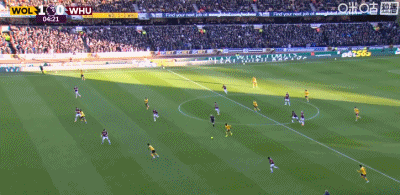 半场：狼队3-0西汉姆联，黄喜灿传射，马特乌斯-马内建功