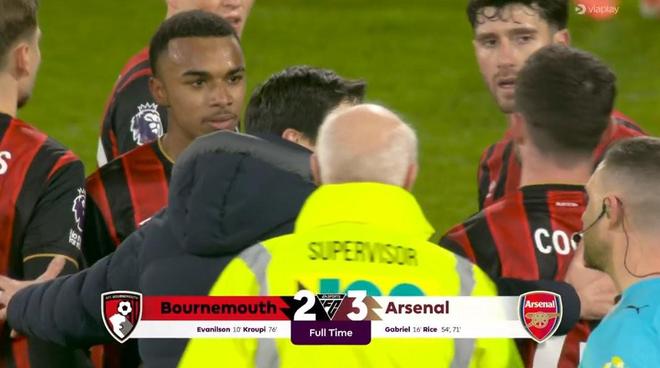 遭阿森纳逆转，伯恩茅斯已连续11场英超不胜