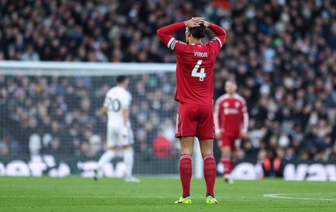 利物浦2-2富勒姆！英超2连平+仍8轮不败 补时反超却遭世界波绝平