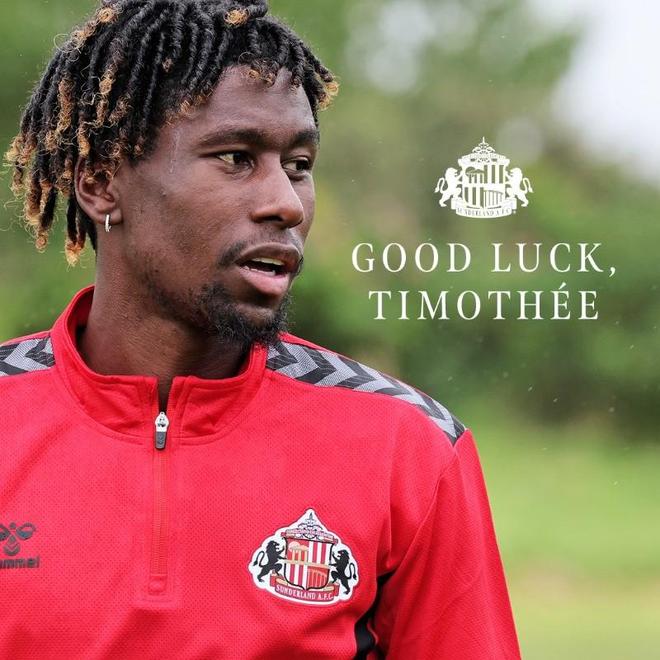 官方：桑德兰后卫彭贝莱租借加盟勒阿弗尔，租期至本赛季结束